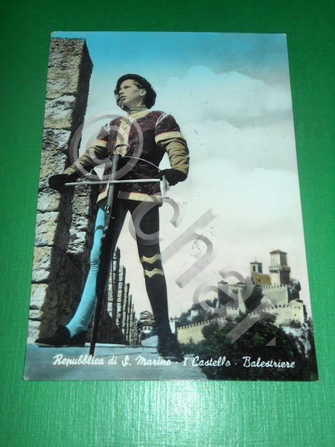 Cartolina Repubblica di San Marino - Il Castello - Balestriere … | Immagine Gallery 2