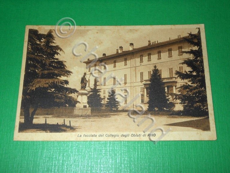 Cartolina Rho - La facciata del Collegio degli Oblati 1940 …
