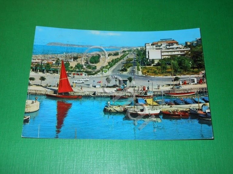 Cartolina Riccione - Lungomare 1966