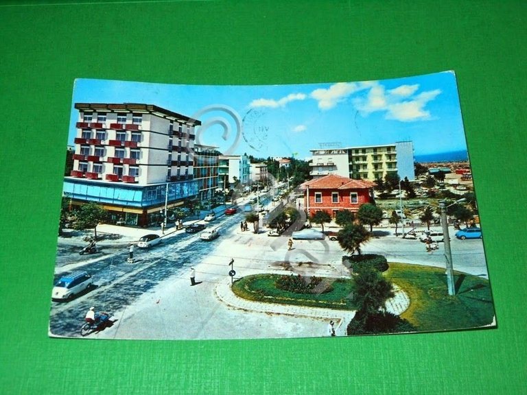 Cartolina Riccione - Zona Alba - Scorcio panoramico 1965.