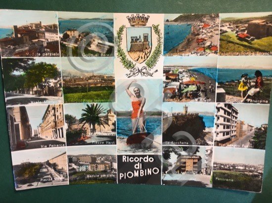 Cartolina Ricordi Di Piombino - Panorama - Golfo Baratti - …