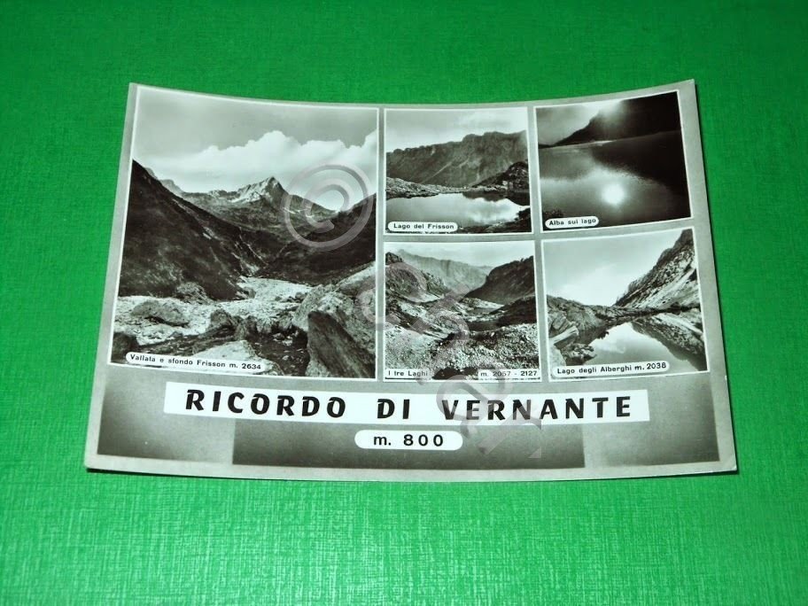 Cartolina Ricordo di Vernante - Vedute diverse 1960.