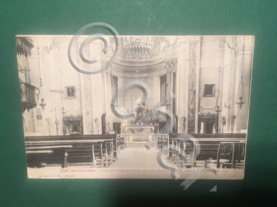 Cartolina Riese - Interno Della Chiesa Parrocchiale - Prima Messa …