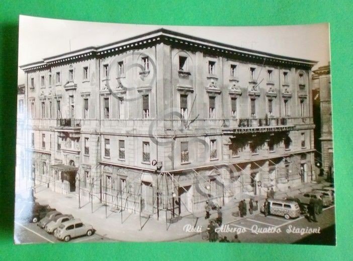 Cartolina Rieti - Albergo Quattro Stagioni - 1957.