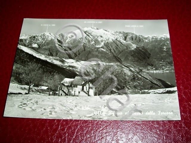 Cartolina Rifugio al Passo della Forcora 1964