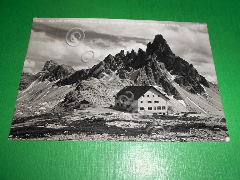 Cartolina Rifugio Antonio Locatelli alle Tre Cime - Monte Paterno …