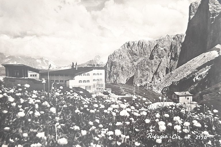 Cartolina Rifugio CIR Selva Gardena - Bolzano - 1952
