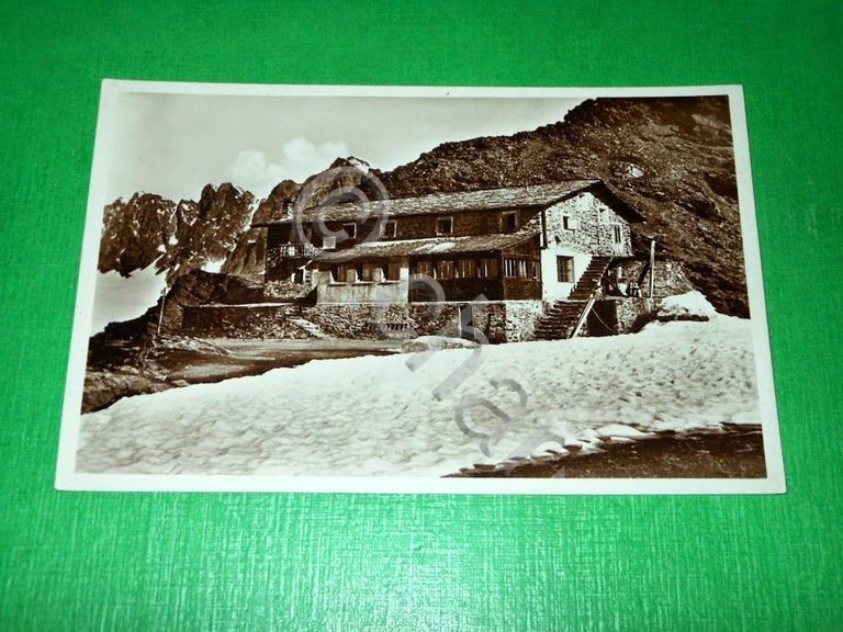 Cartolina Rifugio D. Marinelli - Gruppo del Bernina 1935 ca