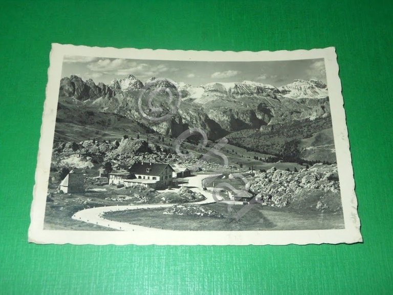 Cartolina Rifugio Passo Sella verso le Olde - Dolomiti 1940 …