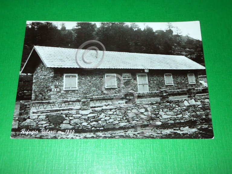Cartolina Rifugio Viberti - Exilles 1965