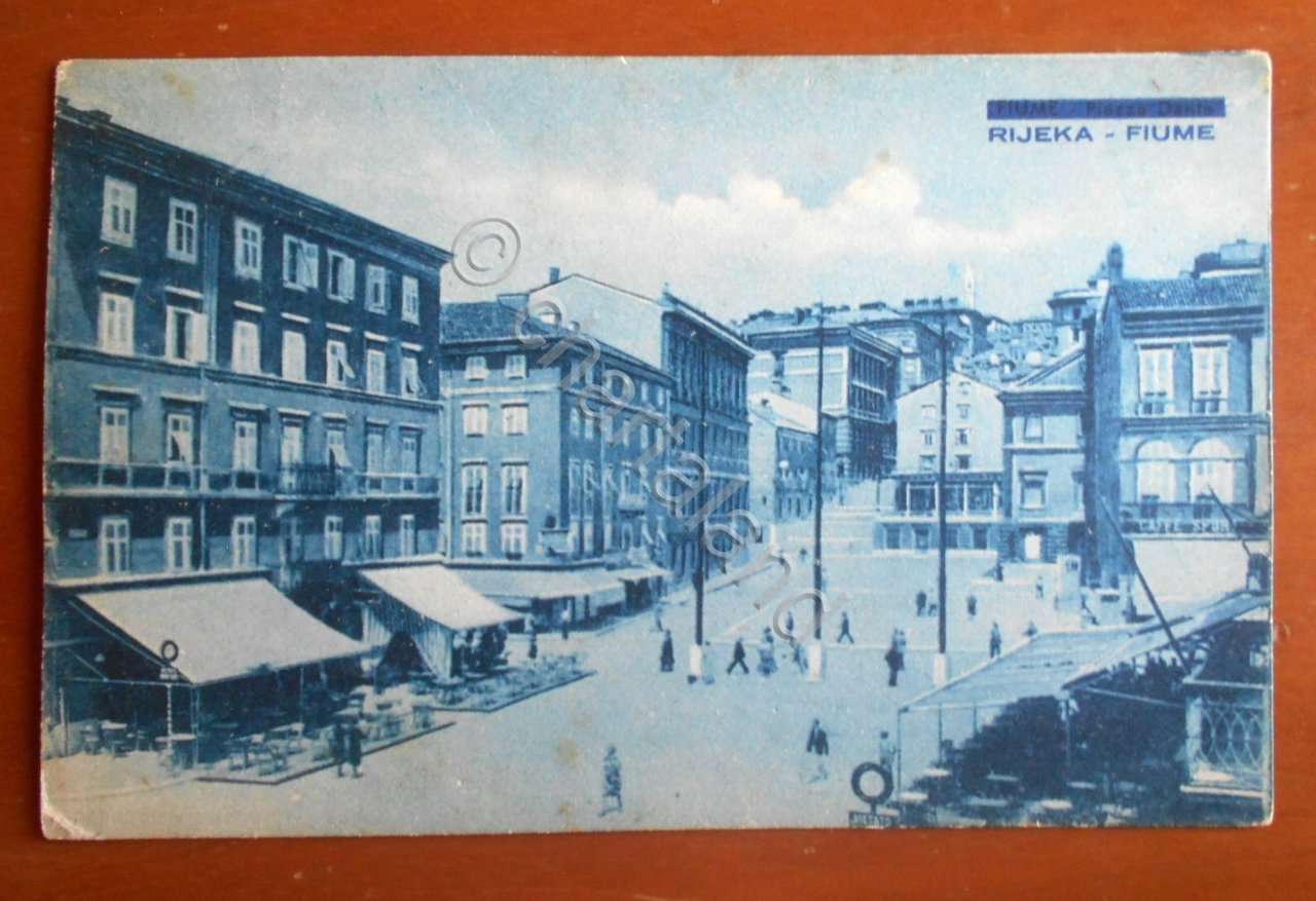 Cartolina Rijeka - Fiume - 1943
