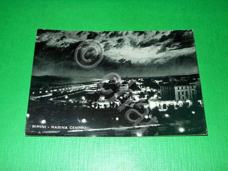 Cartolina Rimini - Marina Centro 1960
