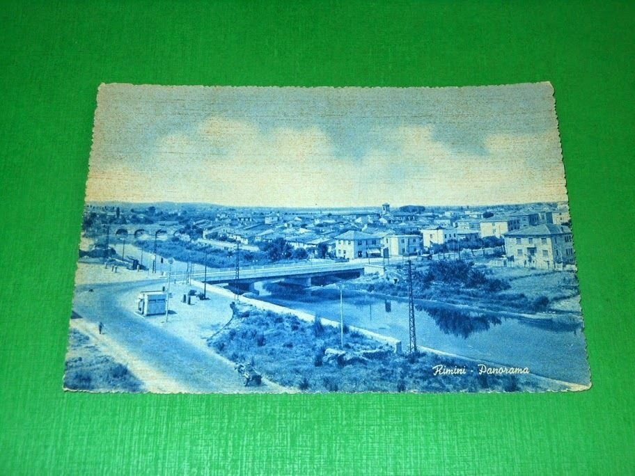 Cartolina Rimini - Panorama 1950 ca.