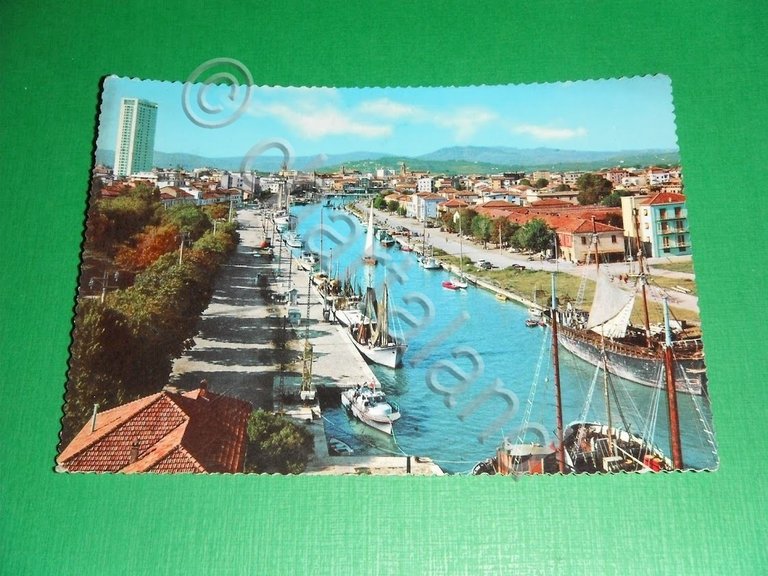 Cartolina Rimini - Porto Canale - 1963.