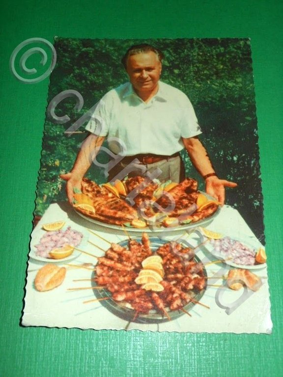 Cartolina Rimini - Ristorante Giardino DA BRUNO 1954