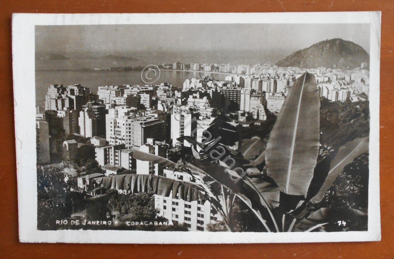 Cartolina Rio de Janeiro - Copacabana - 1951