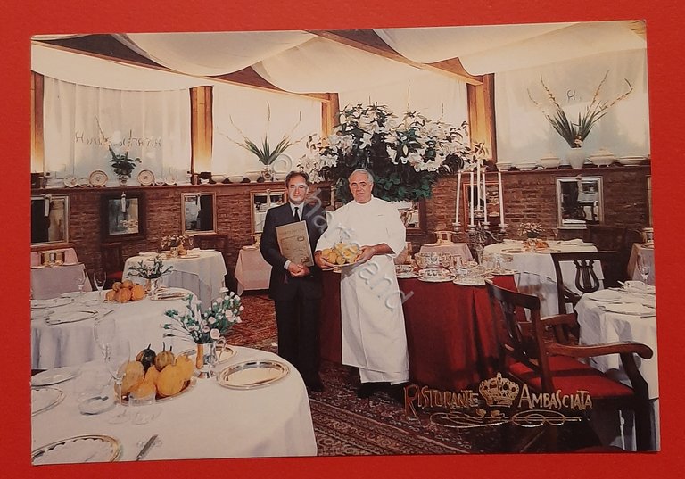 Cartolina Ristorante Ambasciata - Mantova - 1970