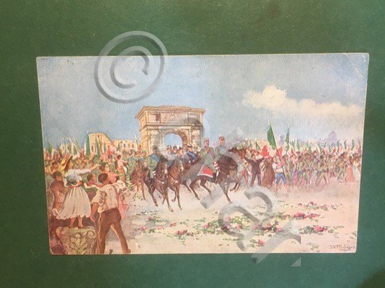 Cartolina Ritorno dopo la Vittoria - 1916