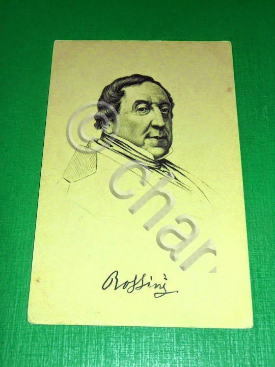 Cartolina Ritratto di Gioachino Antonio Rossini ( 1792 - 1868 …