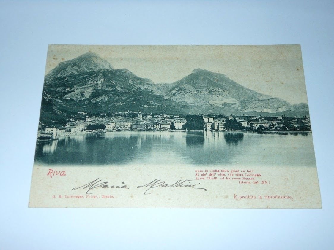 Cartolina Riva - Scorcio panoramico 1910 ca.
