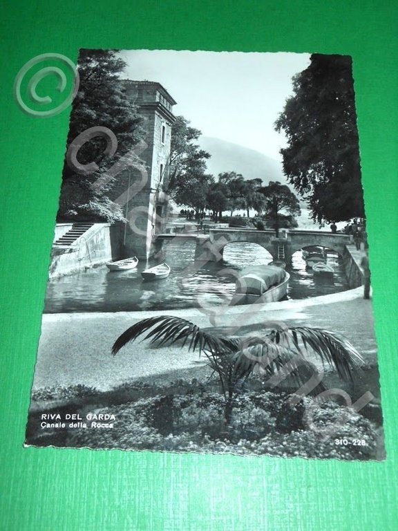 Cartolina Riva del Garda - Canale della Rocca 1963