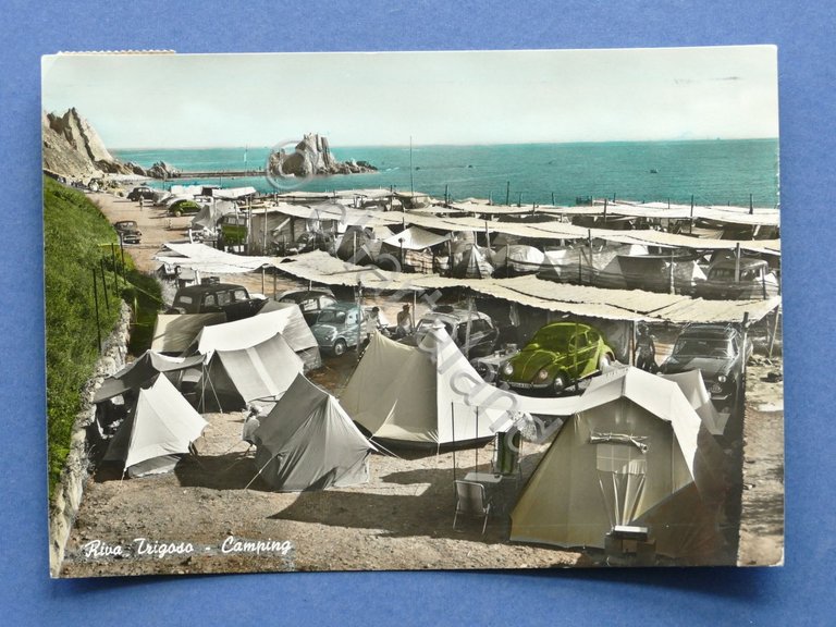 Cartolina Riva Trigoso - Camping - 1960 | Immagine Gallery 3