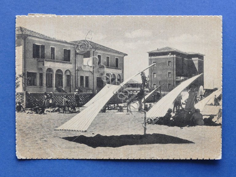 Cartolina Rivabella di Rimini - Colonia Villa Manzi - 1955