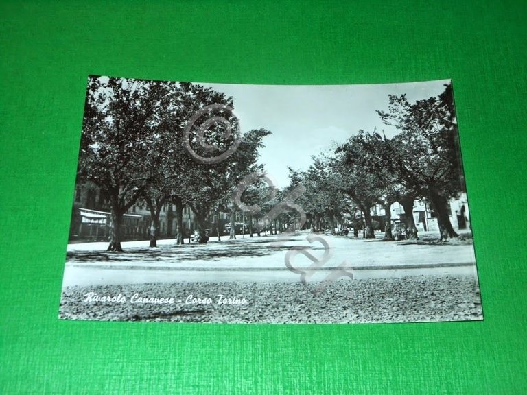 Cartolina Rivarolo Canavese - Corso Torino 1960 ca