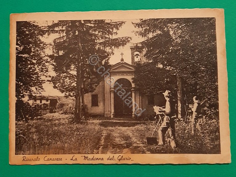 Cartolina Rivarolo Canavese - La Madonna del Glario - 1950