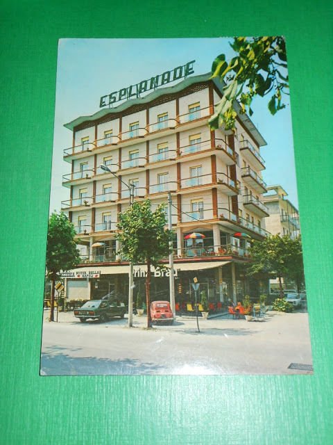 Cartolina Rivazzurra di Rimini - Hotel Esplanade 1975 ca.