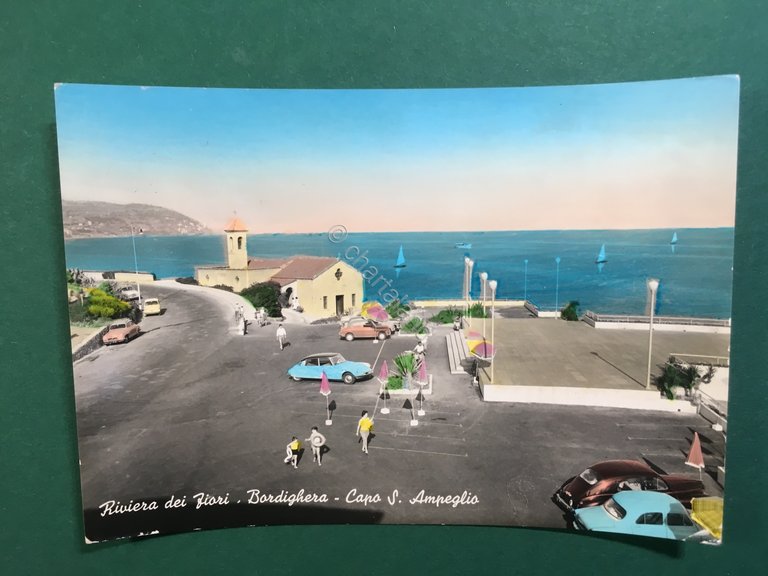 Cartolina Riviera Dei Fiori - Bordighera - Capo S.Ampeglio- 1960
