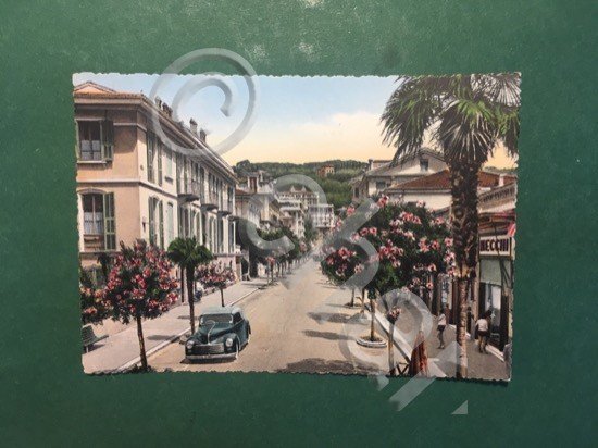 Cartolina Riviera Dei Fiori - Bordighera - Corso Italia - …