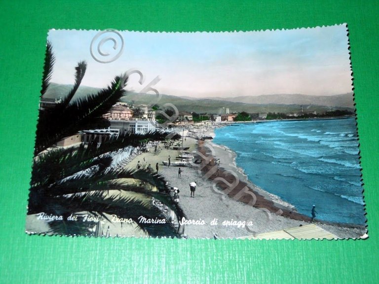 Cartolina Riviera dei Fiori - Diano Marina - Scorcio di …