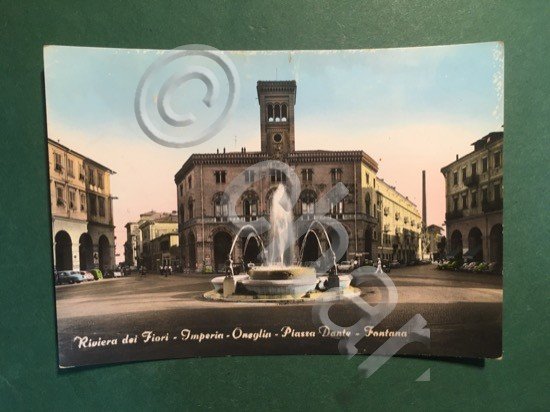Cartolina Riviera Dei Fiori - Imperia - Oneglia - Piazza …