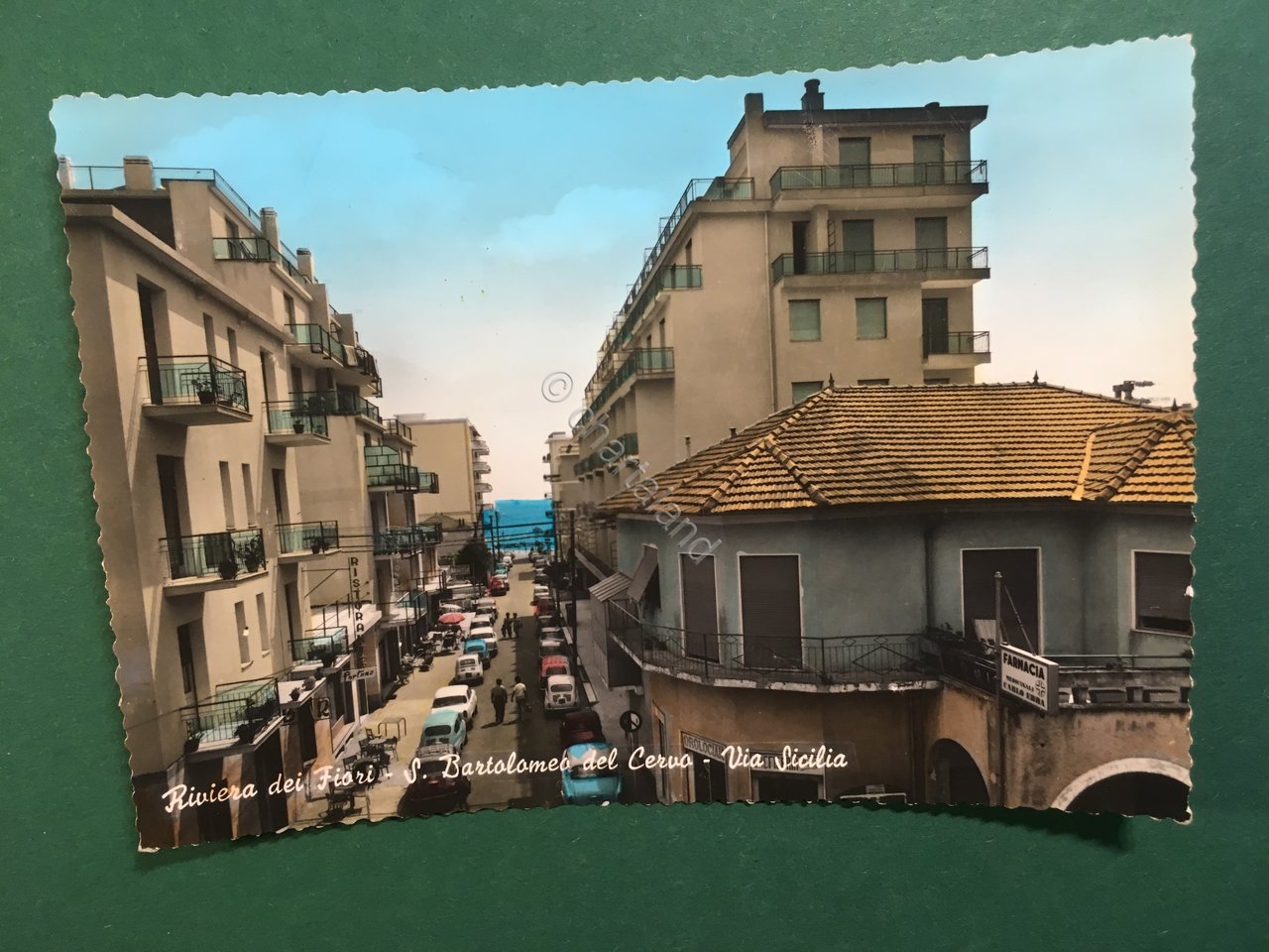 Cartolina Riviera Dei Fiori - S.Bartolomeo Del Cervo - Via …
