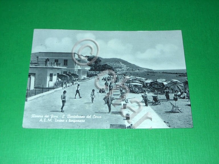 Cartolina Riviera dei Fiori - San Bartolomeo del Cervo - …