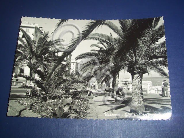 Cartolina Riviera dei Fiori - Varazze - Giardini delle Palme …