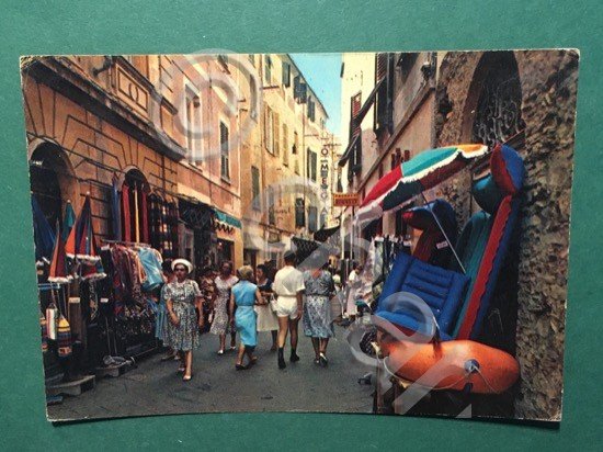 Cartolina Riviera Dei Fiori Alassio - Il Budello - 1965