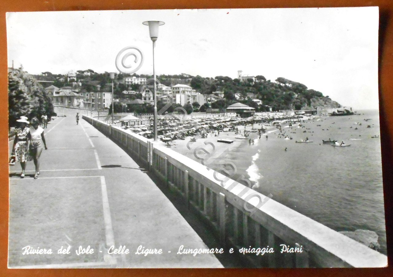 Cartolina Riviera del Sole - Celle Ligure - Lugomare e … | Immagine principale
