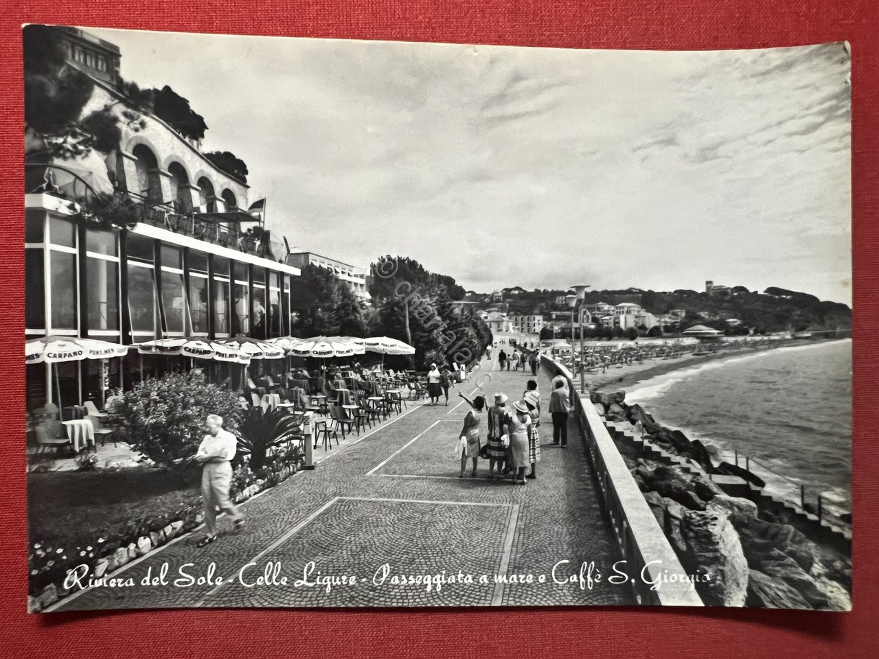 Cartolina Riviera del Sole - Celle Ligure - Passeggiata e …