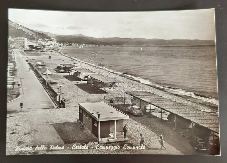 Cartolina Riviera delle Palme - Ceriale - Campeggio Comunale - …