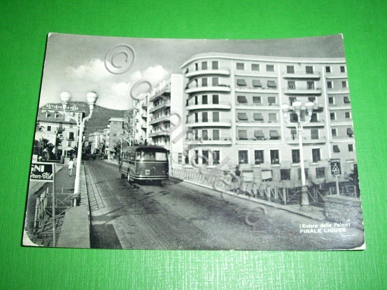 Cartolina Riviera delle Palme - Finale Ligure - Dettaglio 1950.