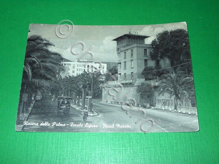 Cartolina Riviera delle Palme - Finale Ligure - Hotel Moroni …