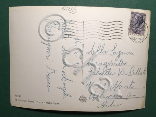 Cartolina Riviera Delle Palme - Pietra Ligure - Colonia Marina …