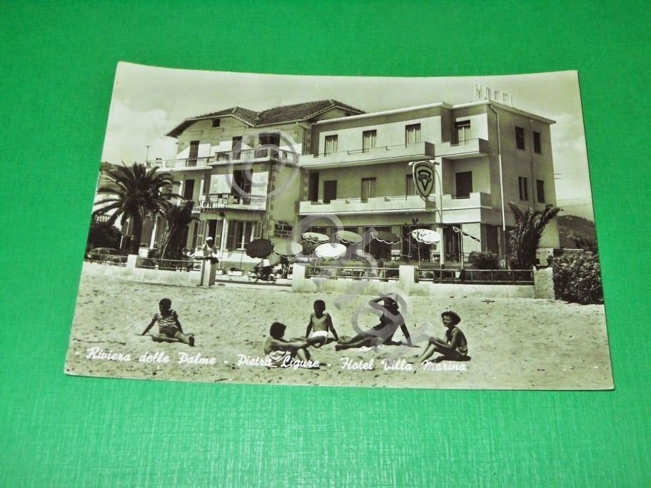 Cartolina Riviera delle Palme - Pietra Ligure - Hotel Villa …