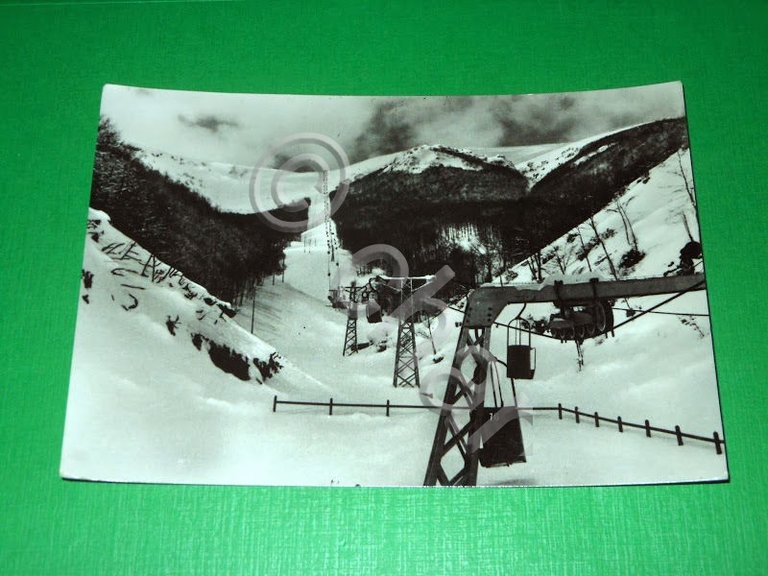 Cartolina Rivisondoli ( L'Aquila ) - Cabinovia di Monte Pratello …