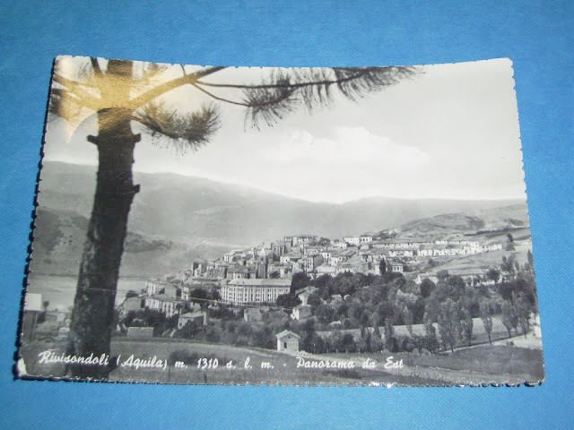 Cartolina Rivisondoli ( L' Aquila ) - Panorama 1955.