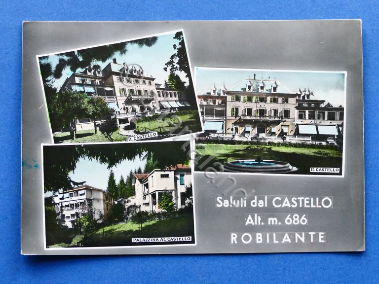 Cartolina Robilante - Il Castello - Palazzina del Castello - …