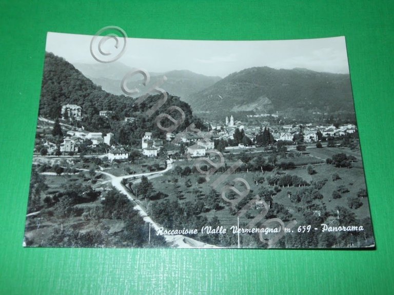 Cartolina Roccavione ( Valle Vermenagna ) - Panorama 1960 ca