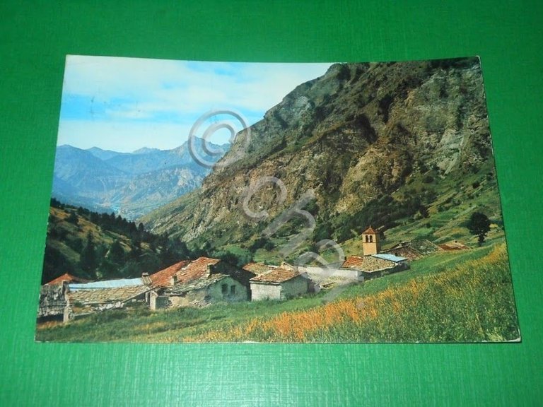 Cartolina Rochemolles ( Bardonecchia ) - Scorcio panoramico 1972